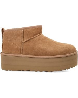 UGG Classic Ultra Mini Platform Upper Boot - Brown