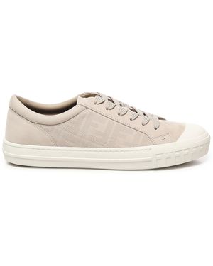 Fendi Domino Low Trainers - White