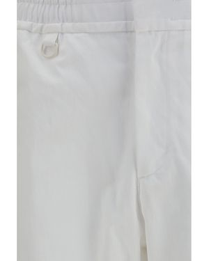 Laminar Straight Leg Pants Tech Cotton Twill Cotton; Nylon - White