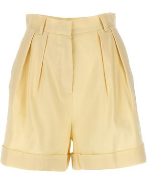 ANDAMANE Rina Bermuda Shorts Linen Bermuda - Natural