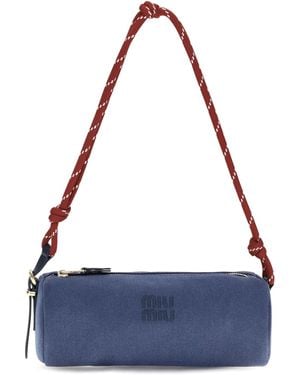 Miu Miu Wallet-Amaranth Recycled Polyamide & Purses - Blue