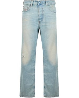 DIESEL Straight-Leg Jeans Cotton - Blue