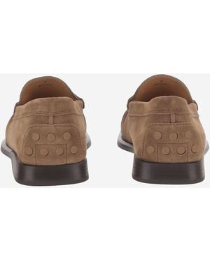 Tod's Suede Loafers - Brown