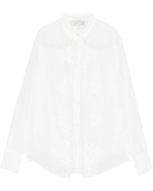 forte_forte Embroidered Shirt - White
