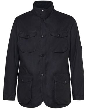 Barbour High Neck Jacket - Blue