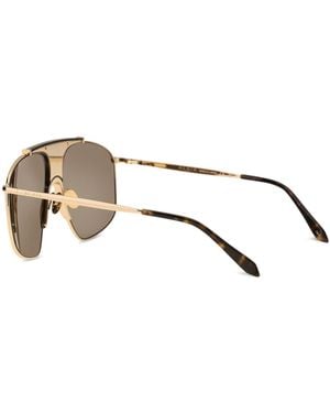 Alaïa Sunglasses Square Aviator Metal Fibers Wallets & Purses - Natural