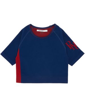 Rhude Stretch Cropped Top - Blue