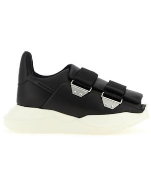Rick Owens Calfskin Athletic Trainers - Black