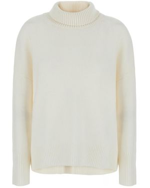 Lisa Yang Sweater Heidi Cashmere Knitted Tops - White