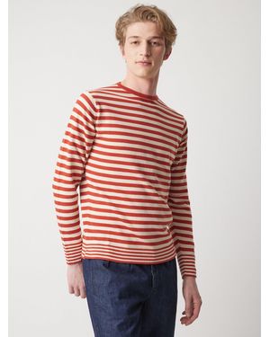 Doppiaa Aalfeo Striped T-Shirt Knitwear - Red