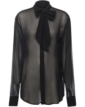 Nineminutes Shirts Silk - Black