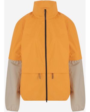 Autry Two Tone Nylon Jacket - Orange
