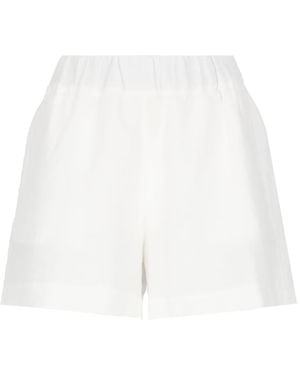 120% Lino Linen Shorts - White