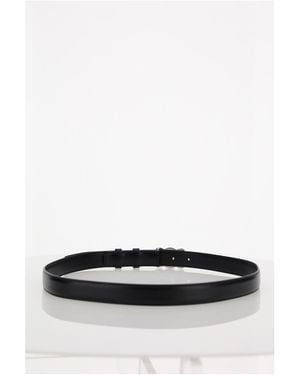 Celine Belt 25Mm Calf Leather - White