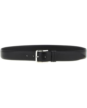 ZERBINI CLAUDIO Leather Belt - Black
