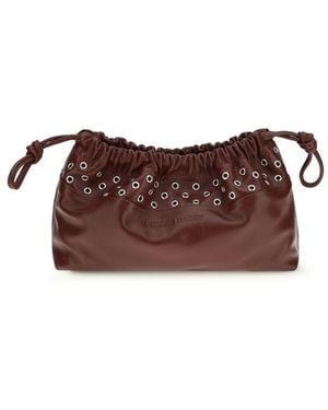 Pierre Hardy Calf Leather Bos Taurus Clutch Bag - Brown