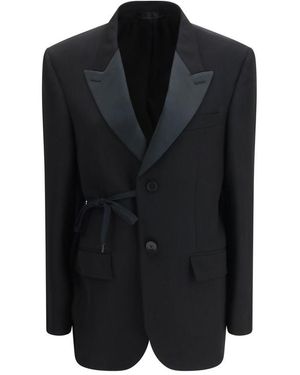 Balenciaga Wool Coat Clothing - Black