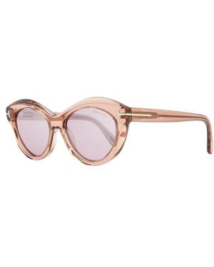 Tom Ford Toni Sunglasses Tf1111 72Z 55Mm Ft1111 Plastic (Acetate) - Black