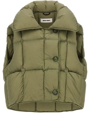 Ienki Ienki Cozy Cloud Vest Nylon Gilet - Green