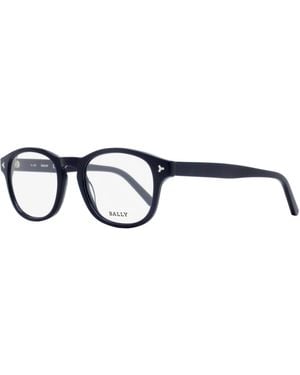Bally Rectangular Eyeglasses By5019 090 50Mm Plastic (Acetate) - Black