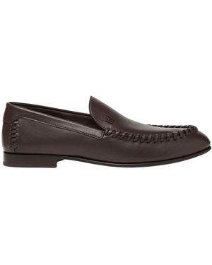 Fendi Loafers Leather - White