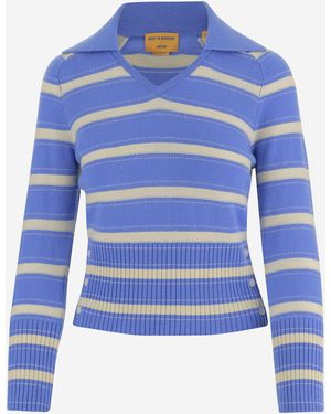 Guest In Residence Cashmere Jumper - Blue