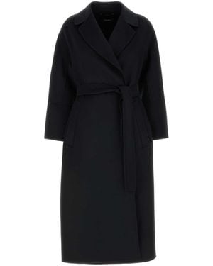 Max Mara Wool Elisa Coat - Black
