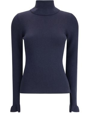 Chloé Turtleneck Jumper - Blue