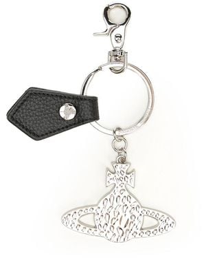 Vivienne Westwood Orb Key Ring - White