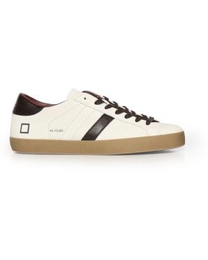 Date Hill Low Leather Trainer - Multicolour