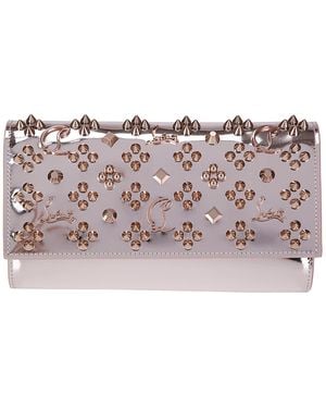 Christian Louboutin Paloma Wallet On A Chain - Grey