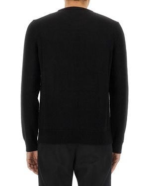 Dolce & Gabbana Wool Jersey Virgin Sweaters - Black