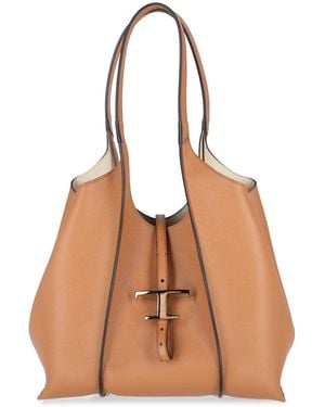 Tod's T-Timeless Tote Bag - Natural