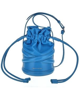 McQueen Soft Curve Bag - Blue