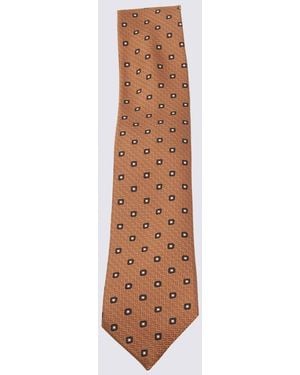 ZEGNA Silk Tie - Brown