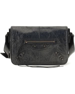 Balenciaga Small Le City Shoulder Bag Lamb Ovis Aries - Grey
