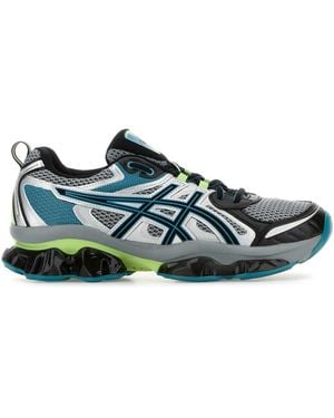 Asics Mesh And Rubber Gel Quantum Kinetic Trainers - Green