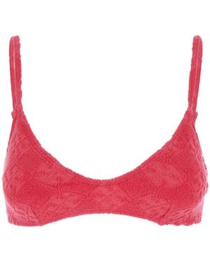Tory Burch Bikini Top With Adjustable Straps - Pink