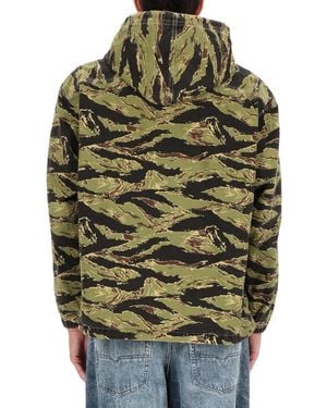 DIESEL Hooded Jacket Cotton - Gray