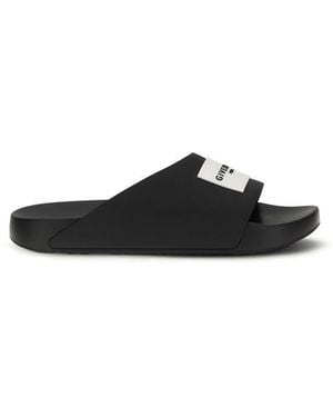 Givenchy Rubber Slippers - Black