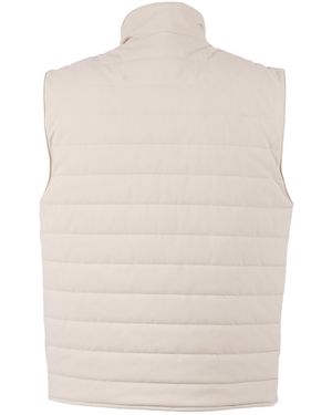 Fay Travel Stretch Vest Polyamide Elastane - White