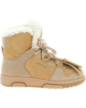 Off-White c/o Virgil Abloh Winter' Ankle Boots - Natural