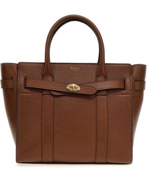 Mulberry Bovine Leather Tote Bag - Brown