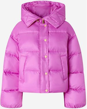 Pinko Technical Fabric Padded Jacket - Pink