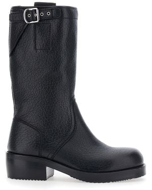 Dries Van Noten Boots Ws262-82 Calf Leather - Black