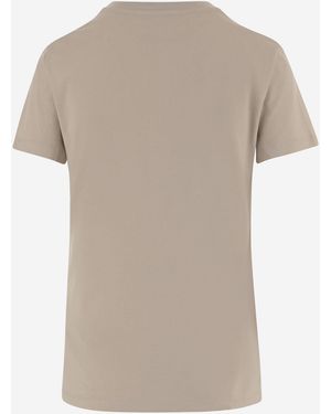 Max Mara Cotton T-Shirt T-Shirts & Jerseys - Natural