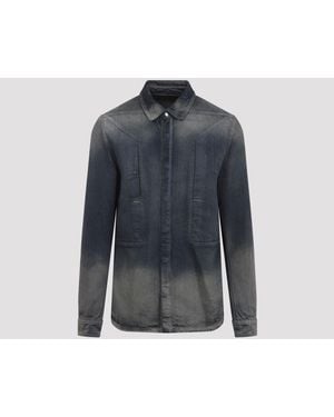 Rick Owens Fogpocket Outershirt - Blue