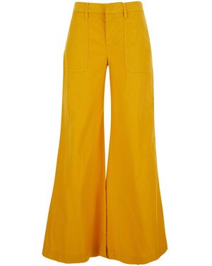 ..,merci P401Pmustard Trousers With Front Pockets - Yellow