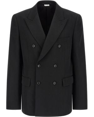 Comme des Garçons Double-Breasted Blazer - Black