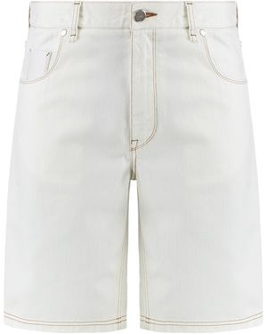 Fendi Bermuda Shorts Cotton - White